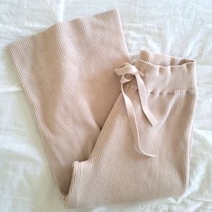 Abercrombie & Fitch Wide leg sweater Pants